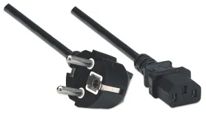 Manhattan EU Power Cable C13 to CEE 7/7 1.8 m