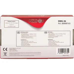 PowerON DMG-36 Wireless AX+BT5.2 PCIe Adapter
