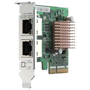 Qnap QXG-2G2T-I225 2 x 2.5GbE PCIe Low-profile Network Adapter