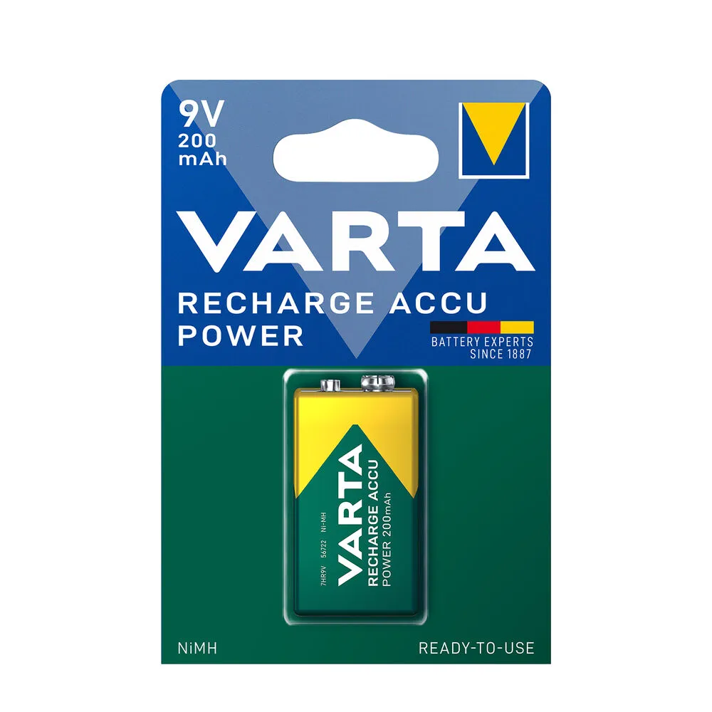 Varta Recharge Accu Power 9V 200 mAh