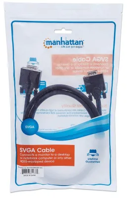 Manhattan SVGA Monitor Cable 1.8m 311731