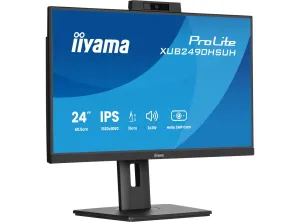 Iiyama ProLite XUB2490HSUH-B2 24" IPS w/ Windows Hello Webcam and Microphone