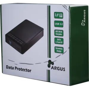Argus GD-35LK01 3.5" USB3 External Enclosure with Password