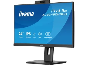 Iiyama ProLite XUB2490HSUH-B2 24" IPS w/ Windows Hello Webcam and Microphone