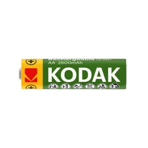 Kodak Rechargeable NI-MH AA Batteries 2600MAH 2-pack