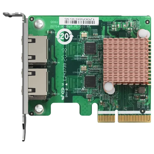 Product Qnap QXG-2G2T-I225 2 x 2.5GbE PCIe Low-profile Network Adapter Image